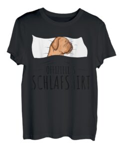 Offizielles Schlafshirt Dogue de Bordeaux Bordeauxdogge T-Shirt