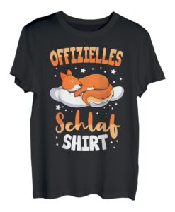 Offizielles Schlafshirt Eichhörnchen Schlafen Schlafanzug T-Shirt