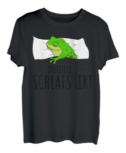 Offizielles Schlafshirt Frosch Frösche Damen Kinder Mädchen T-Shirt