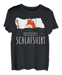 Offizielles Schlafshirt Fuchs Schlafen T-Shirt