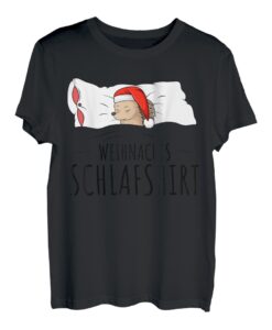 Offizielles Schlafshirt Igel Weihnachten T-Shirt