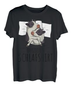 Offizielles Schlafshirt Kuh Liebhaber Kühe T-Shirt