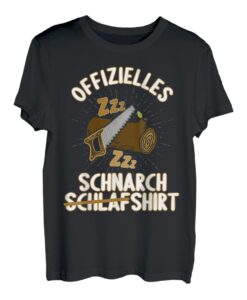 Offizielles Schlafshirt - Lustiges Schnarchen Schnarch T-Shirt
