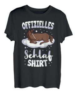 Offizielles Schlafshirt Pferde Liebhaber Pferd T-Shirt