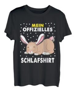 Offizielles Schlafshirt Pyjama Kaninchen Hasen T-Shirt
