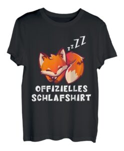 Offizielles Schlafshirt Schlafanzug Fuchs T-Shirt