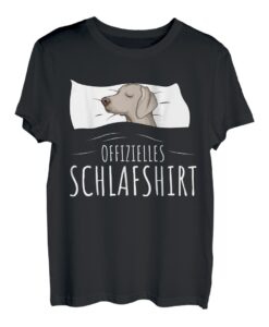 Offizielles Schlafshirt Weimaraner Hunde T-Shirt