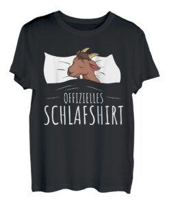 Offizielles Schlafshirt Ziege T-Shirt