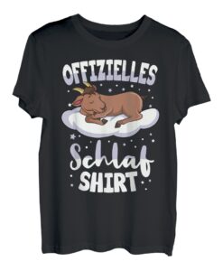 Offizielles Schlafshirt Ziegen Liebhaber Ziege Kinder Damen T-Shirt