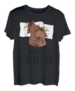 Offizielles Schlafshirt Ziegen Liebhaber Ziege T-Shirt