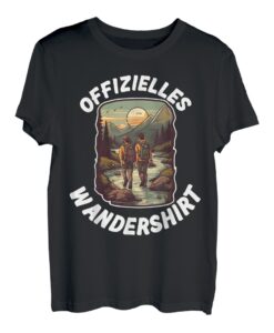 Offizielles Wandershirt - Berge Wandern Wanderer Bergsteiger T-Shirt