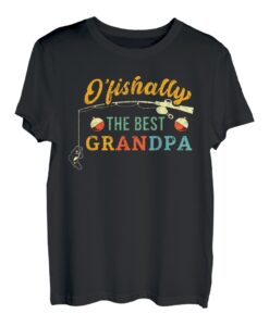Ofishally Best Grandpa Angeln, niedlicher Großvater, Angler T-Shirt