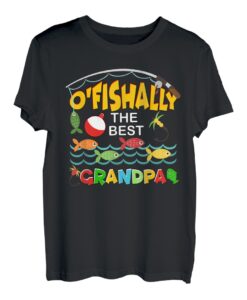 Ofishally Die beste Opa-Anglerin Süßes Angeln T-Shirt