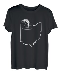 Ohio Barsch Angeln Schwarz Barsch Angeln Stuff Seebarsch T-Shirt