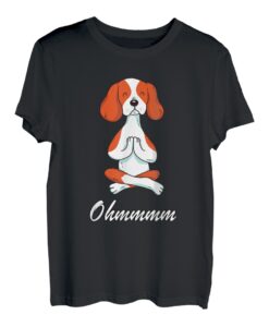 Ohmmm Yoga Hund Humor Meditation Fun Yoga Hund T-Shirt