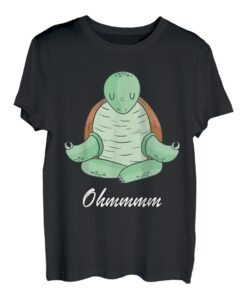 Ohmmm Yoga Schildkröte Humor Meditation Fun Yoga Schildkröte T-Shirt