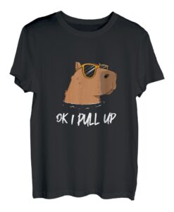 OK I Pull Up Capybara - Coole Tier-Sonnenbrille dank Meme T-Shirt