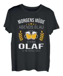 Olaf Vorname Geschenk-Idee Geburtstag Lustiger Spruch T-Shirt