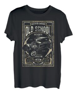 Old School Vintage Hot Rod Garage Männer Klassisches Auto T-Shirt