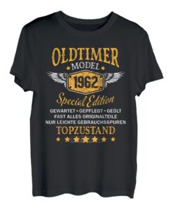 Oldtimer Baujahr 1962, 60. Geburtstag Geschenk Mann T-Shirt