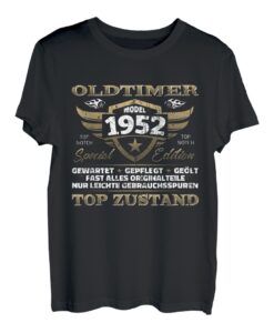 Oldtimer Jahrgang 1952 71. Geburtstag Herren lustig vintage T-Shirt