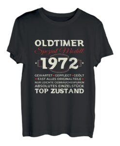 Oldtimer Jahrgang 1972 Mann Frau Legendär 51. Geburtstag T-Shirt