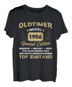 Oldtimer Model Jahrgang 1956 Special Edition Herren lustiges T-Shirt
