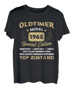 Oldtimer Model Jahrgang 1962 Special Edition Herren lustiges T-Shirt