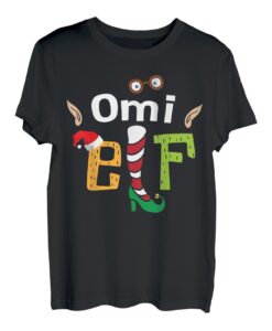 Omi Elf Family Christmas Omi Weihnachtself Weihnachten T-Shirt
