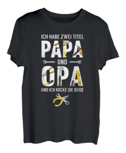 Opa tshirt Vatertag shirt Papa Spruch Grossvater Geschenk T-Shirt