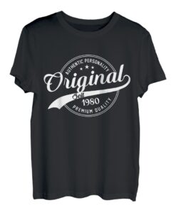 Original Seit 1980 40. Geburtstag Geschenke 40 Jahre alt 80s T-Shirt