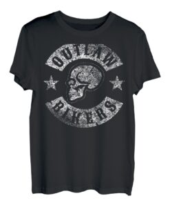 Outlaw Bikers | Motorrad Totenkopf | Motorradfahrer Herren T-Shirt
