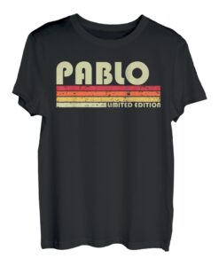 Pablo Geschenkname, personalisierbar, lustig, Retro, Vintage, Geburtstag T-Shirt