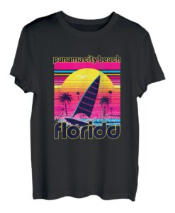 Panama City Beach Retro 80er Jahre Stil Souvenir Strand T-Shirt