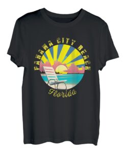Panama City Beach Retro Sonnenuntergang & Strandurlaub T-Shirt
