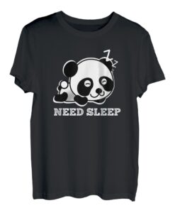 Panda Sleep Nightshirt Pyjamas Pyjamas Nachthemd Loungwear T-Shirt