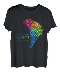 Panflöte Panflöten Syrinx Pan T-Shirt für Panflötenspieler