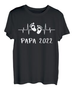 Papa 2022 Herzschlag - Das Daddy Vater T-Shirt