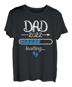 Papa 2022 Laden von Vätern, um Papa zu sein Baby Zwillinge Future Papa T-Shirt