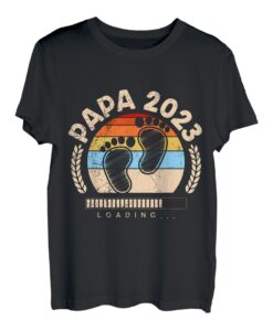 Papa 2023 loading Werdender Papa T-Shirt