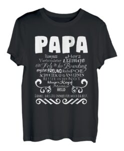 Papa, danke dass du immer für mich da bist Papa Vater T-Shirt