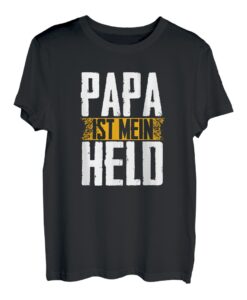 Papa ist mein Held Vatertag Stiefvater Papi Dad Xmas T-Shirt