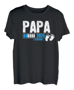 Papa Loading Lustiges Geschenk Neuer Vater Daddy 2020 T-Shirt