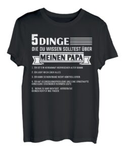 Papa Lustig Vater Sohn Tochter Geschenk T-Shirt