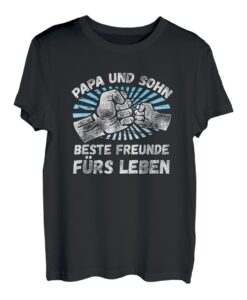 Papa & Sohn Beste Freunde fürs Leben Geschenk zum Vatertag T-Shirt
