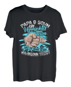 Papa & Sohn Ein Verrücktes Team Partnerlook Vater Vatertag T-Shirt