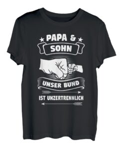 Papa Sohn Vatertag Vater T-Shirt