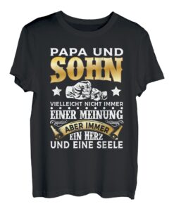 Papa Und Sohn T-Shirt Dad Partnerlook Vatertag Geschenk