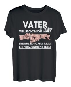 Papa und Tochter Partnerlook Vatertagsgeschenk Vater Spruch T-Shirt