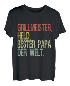 Papa Vater Grillmeister T-Shirt